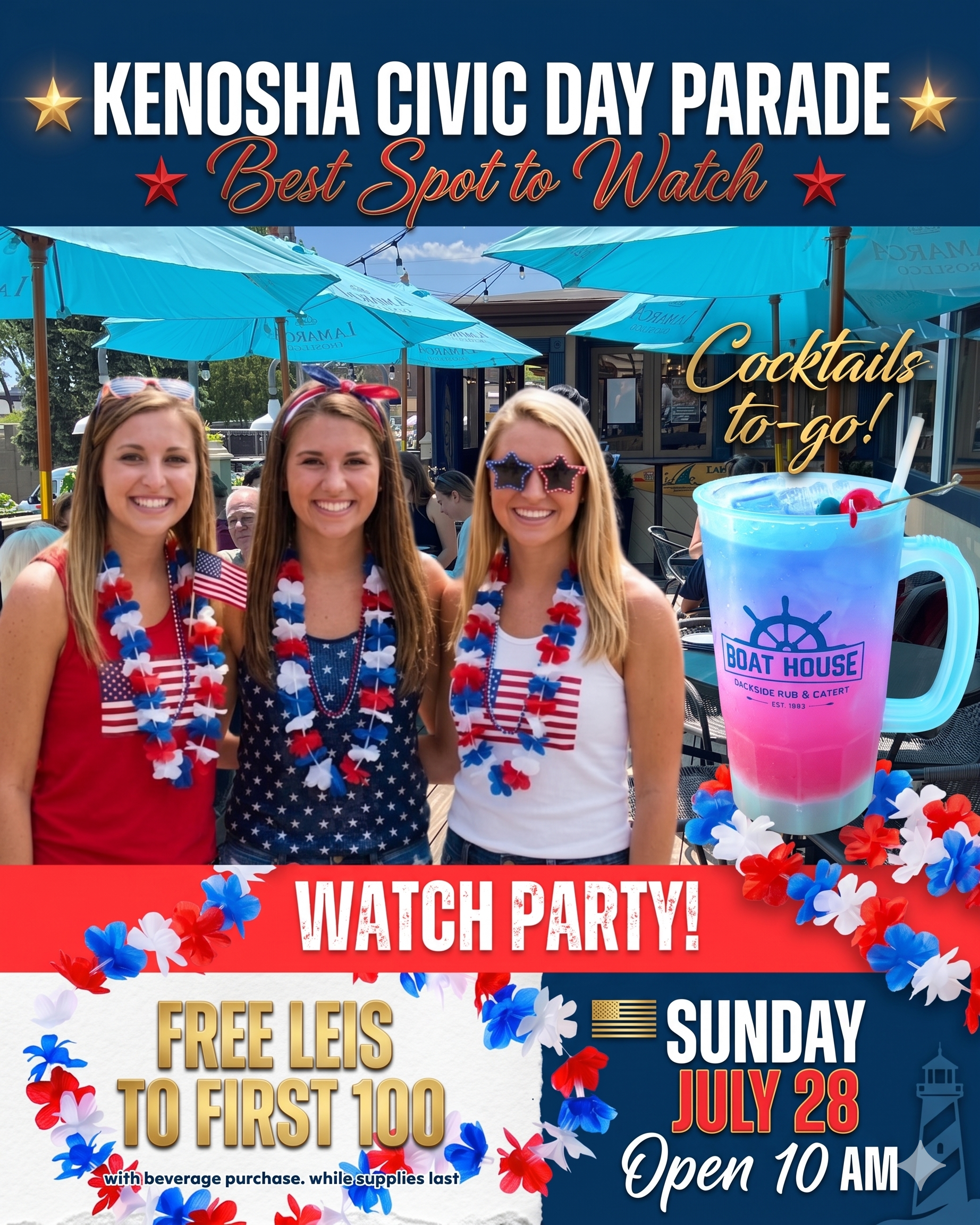 Civic Day Parade Watch Party At The Boat House